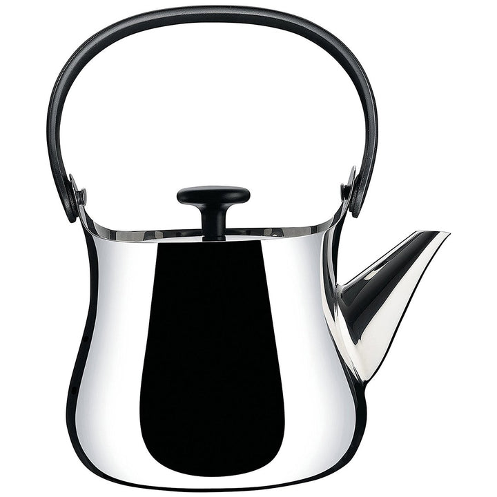 Alessi NF01 "Cha" Wasserkessel aus Edelstahl glänzend poliert, 90 cl, 3.7 x 16.5 x 4.3 cm