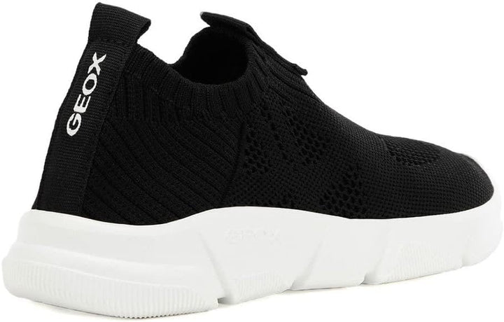 Geox Mädchen J Aril Girl Sneaker 28 EU Schwarz, 28 EU Schwarz