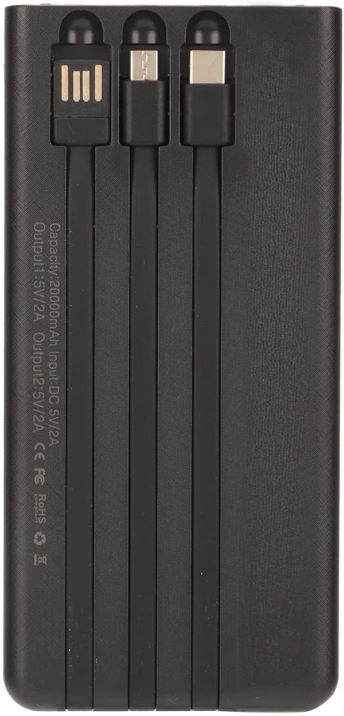 Solar-Powerbank, Tragbares 20000-mAh-Solartelefon-Ladegerät mit Taschenlampe, Unterstützt die Leistu