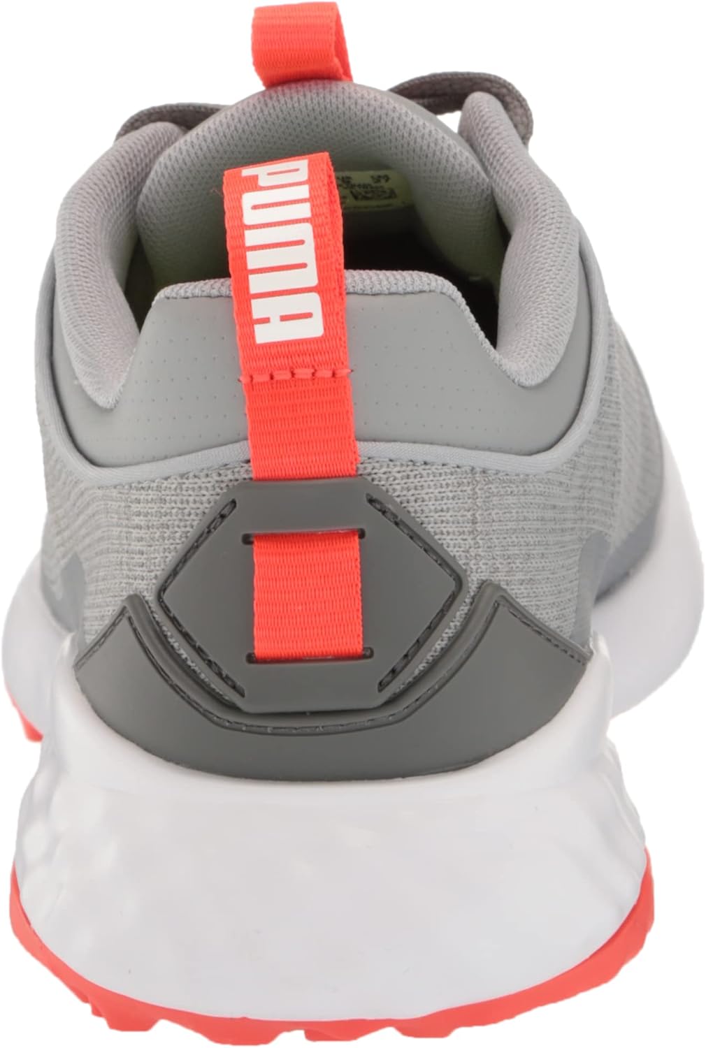 PUMA Herren Fusion Pro Extra Wide Golfschuhe, Schwarz Silber 40 EU Quarry Puma Silber Rot Blast, 40