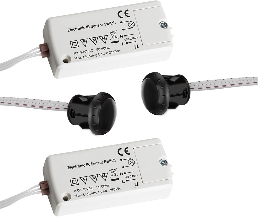2 x SO-TECH® Mini-Sensor Bewegungsmelder schaltet durch Handbewegung Bewegungssensor Bewegungsschalt