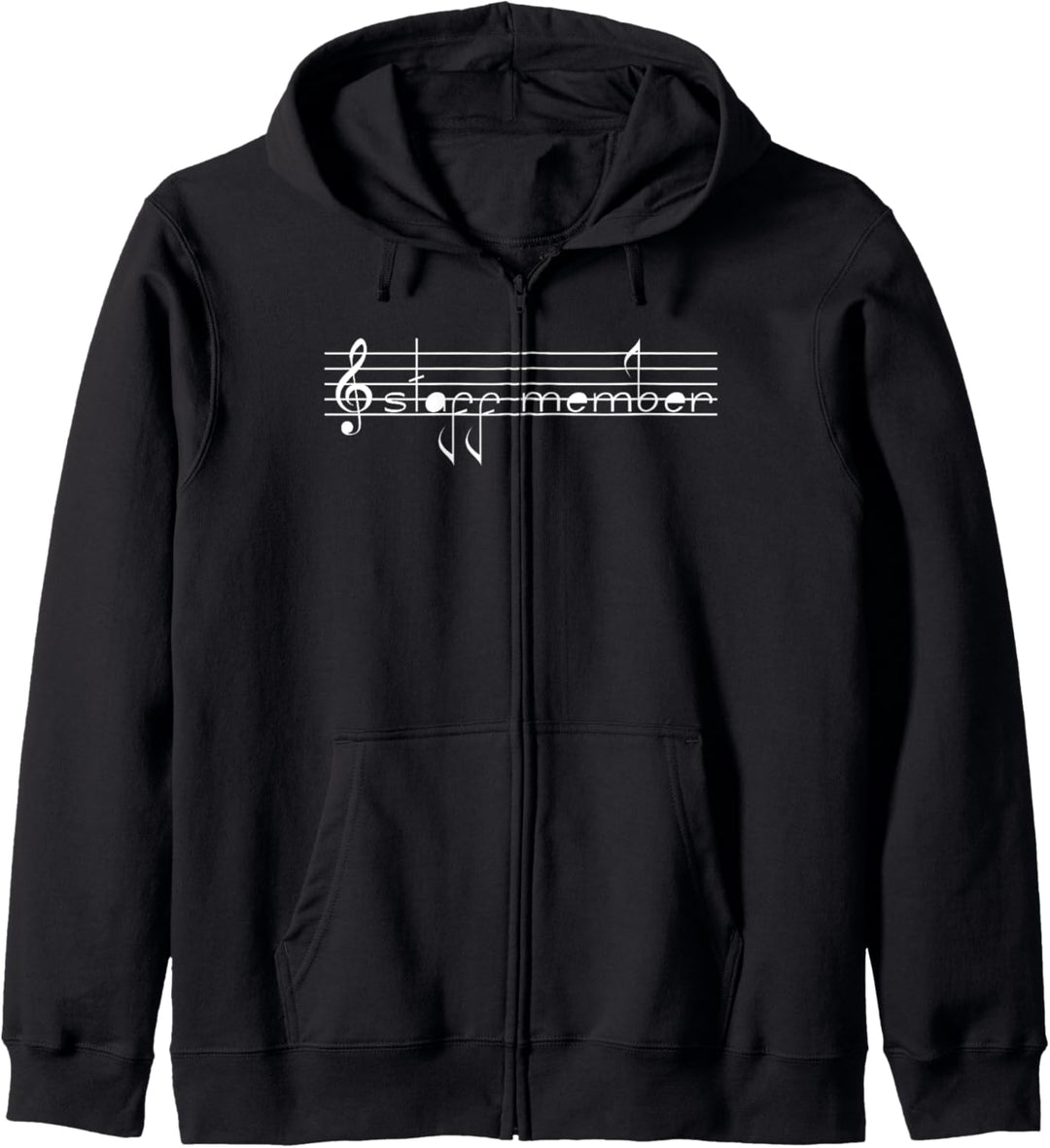 Funny Music Staff Member Teacher Apparel Kapuzenjacke
