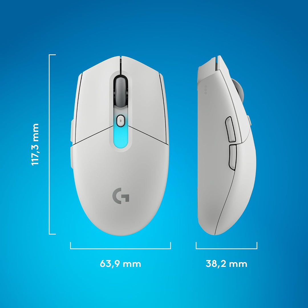 Logitech G G305 X SUPERLIGHT kabellose Gaming-Maus | Für PC/Mac, 61 g leichte Gaming-Maus, HERO 44K-
