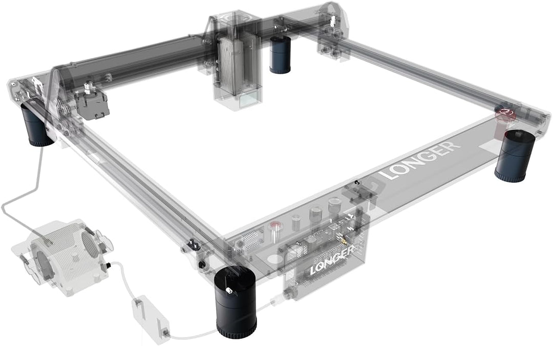 Longer 8Pcs Laser Engraver Raiser Laser B1 Engraving and Cutter Machine, Laser Engraving Machine Ris