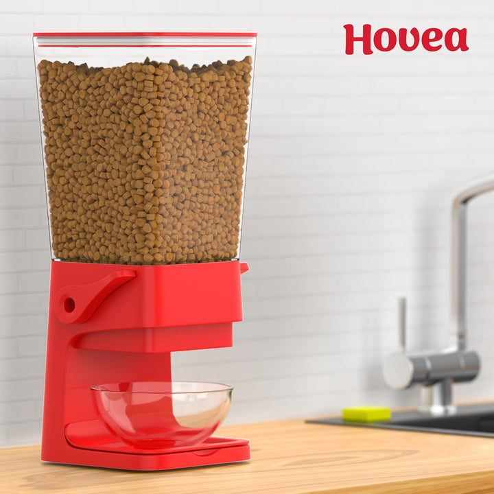 Hovea - Müslispender mit Kapazität 5L - Spender Für Cerealien, Cornflakes, Müsli, Pasta, Trockenfutt