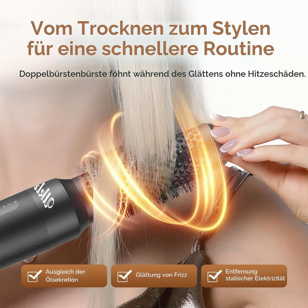 UKLISS Airstyler 7-in-1 Pro, Hair Dryer &amp; Haarstyler mit Lockenstab Automatisch, Föhnbürste, Diffuso