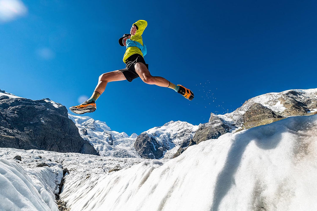 Nortec Steigeisen Trail 2.1 Made in Italy für winterliche Trail-Rennen Winterrennen auf EIS und Schn