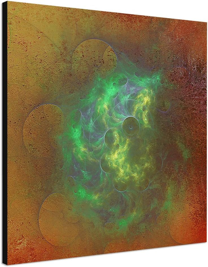 Paul Sinus Art Modernes Wandbild Abstrakt020_60x60cm Abstrakte Kunst Kunstdruck auf Leinwand Zeitlos