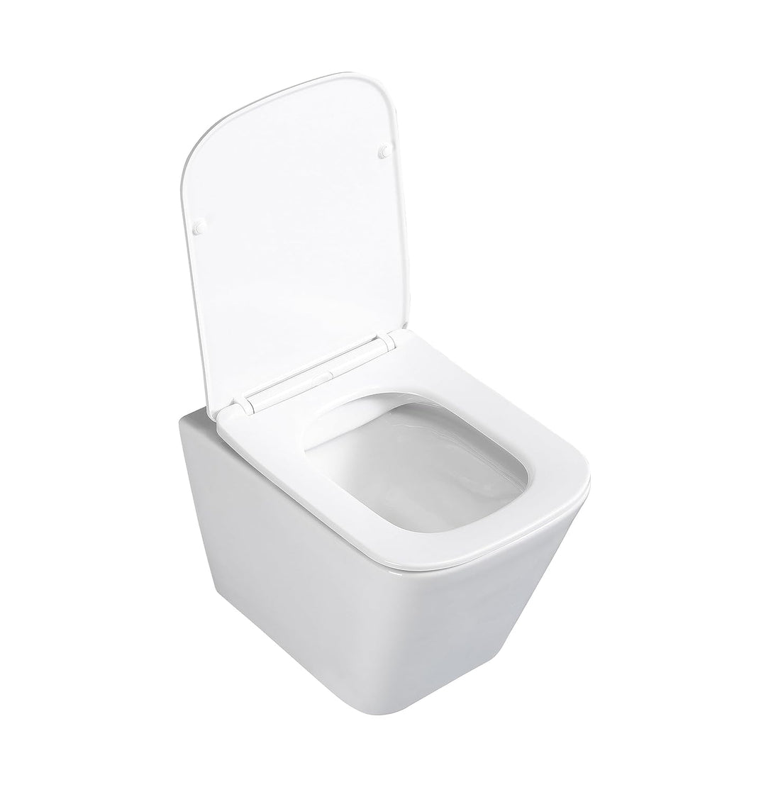 VEREG Wand-WC ALIKI SQUARE, inkl. Design-Sitz SlimLine Absenkautomatik und abnehmbar
