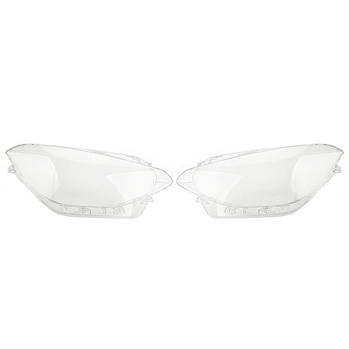 LST 2x Scheinwerferglas Streuscheibe Frontlicht Abdeckung Glas links rechts Set kompatibel mit BMW 1