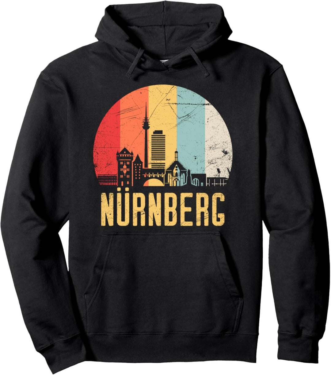Nürnberg I 80er Retro Souvenir I Vintage Design Pullover Hoodie