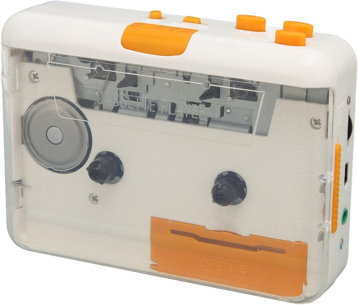 Tragbarer Kassettenspieler, Walkman-Kassetten-Audio-Musik-Player Tape to MP3-Konverter, Kompatibel m