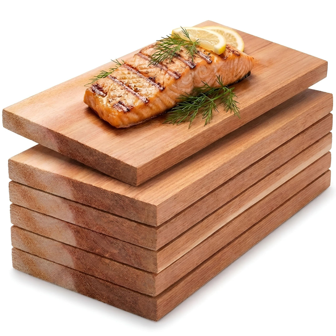 MAVANTO XXL Grillbretter Räucherbretter - Kanadisches Zedernholzbrett zum Grillen - EXTRA DICK (30x1