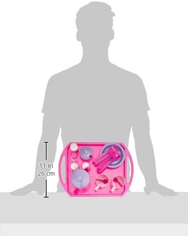 Dantoy Breakfast Set with Tray, Role Play Tea with 23 Pieces Kids Pretend Play, Made in Denmark – Pr