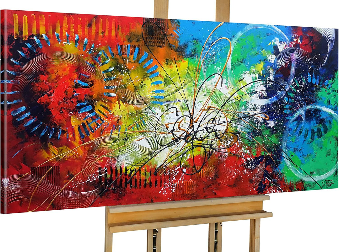 Monica Mirafiori I 100% HANDGEMALT I Gemälde Hoffnung 100x50cm | Gemälde Handgemalt | Acrylgemälde |