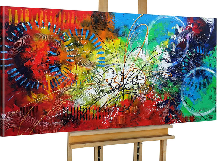 Monica Mirafiori I 100% HANDGEMALT I Gemälde Hoffnung 100x50cm | Gemälde Handgemalt | Acrylgemälde |