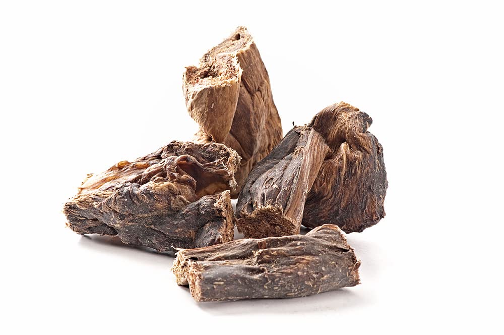 123...Hund dabei! - Büffel-Lunge 3kg, Rinderlunge XXL-Pack, fettarm, getrocknetes Rindfleisch, schon