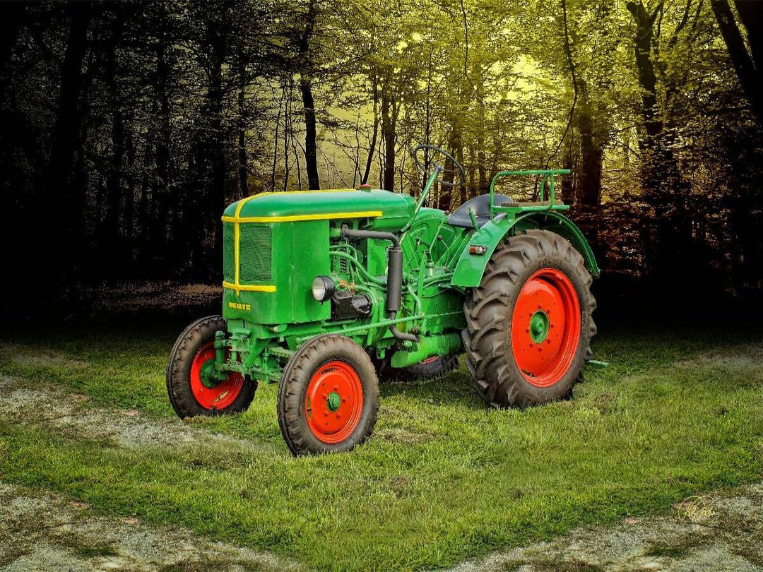 CALVENDO Puzzle Oldtimer Traktor Deutz 1000 Teile Lege-Grösse 64 x 48 cm Foto-Puzzle Bild von Peter