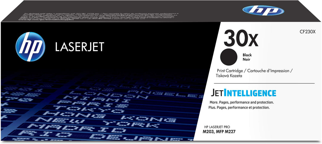 HP Original Toner 30X CF230X Black für Laserjet Pro M203DN, M203DW, M227FDW, MFP M227FDN, MFP M227F