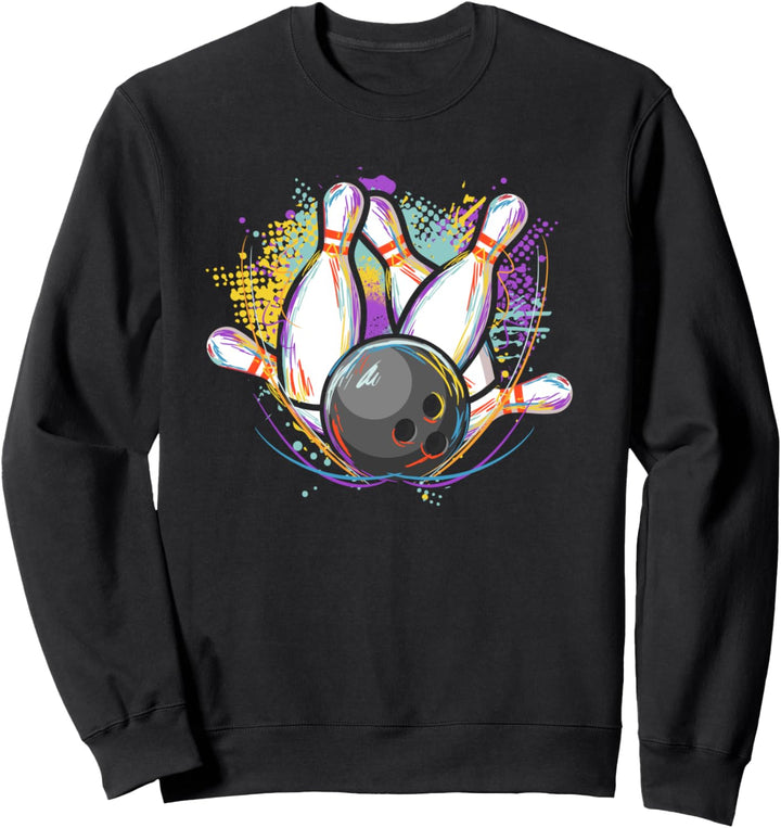Bowling Pins - Bowlen Bowler Bowling Sweatshirt