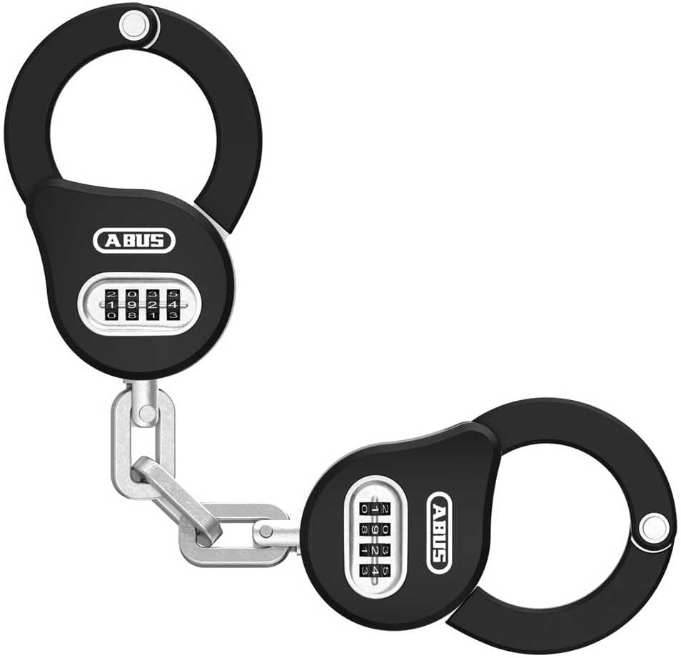 ABUS Handschellenschloss Chain Claw 10 – Fahrradschloss zur Sicherung von Fahrrad, E-Scooter und Rol
