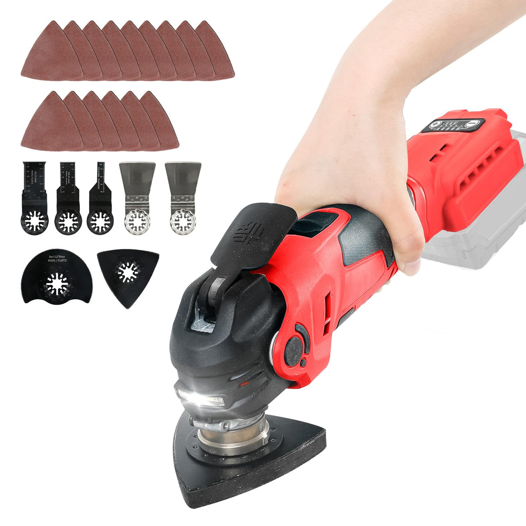 Kabellose oszillierende Multifunktionswerkzeuge kompatibel mit Milwaukee M18 18V Akku, 300 W bürsten