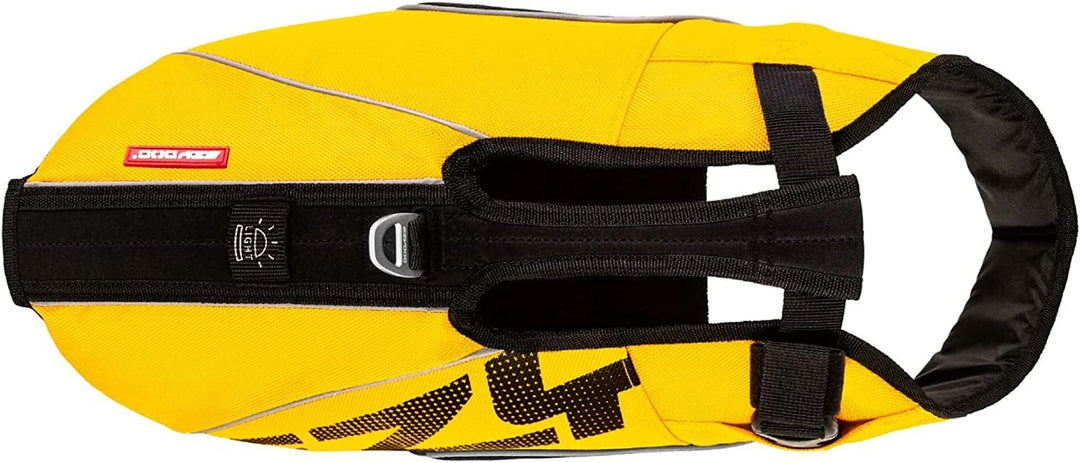 EzyDog X2 Boost Schwimmweste für Hunde, Grösse XL, Gelb Gelb XL, Gelb XL