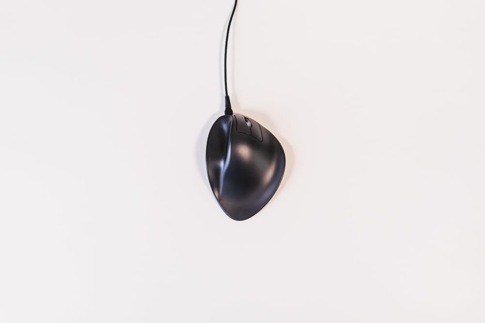 HIPPUS M2WB-LC HandShoe Mouse rechts M | optische Maus | ergonomisches Design,- Vorbeugung gegen geg