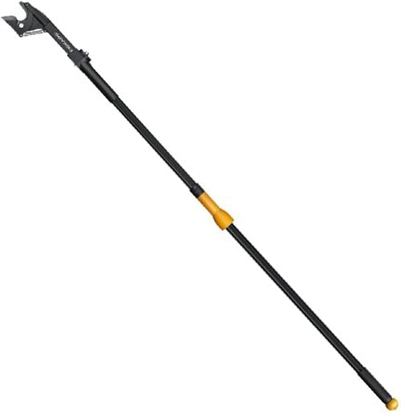 Fiskars Amboss-Schneidgiraffe für trockenes und hartes Holz, Nicht teleskopierbar, Schnittwinkel um