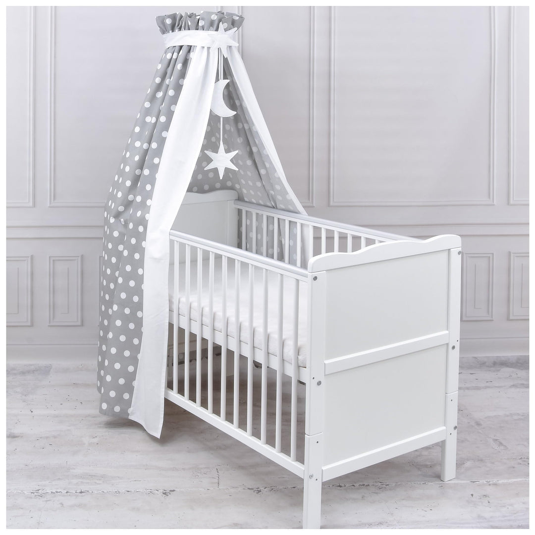 Generisch Baby Delux Babybett Himmel Betthimmel Baumwolle Baldachin für Babybett Kinderbett Wiege St