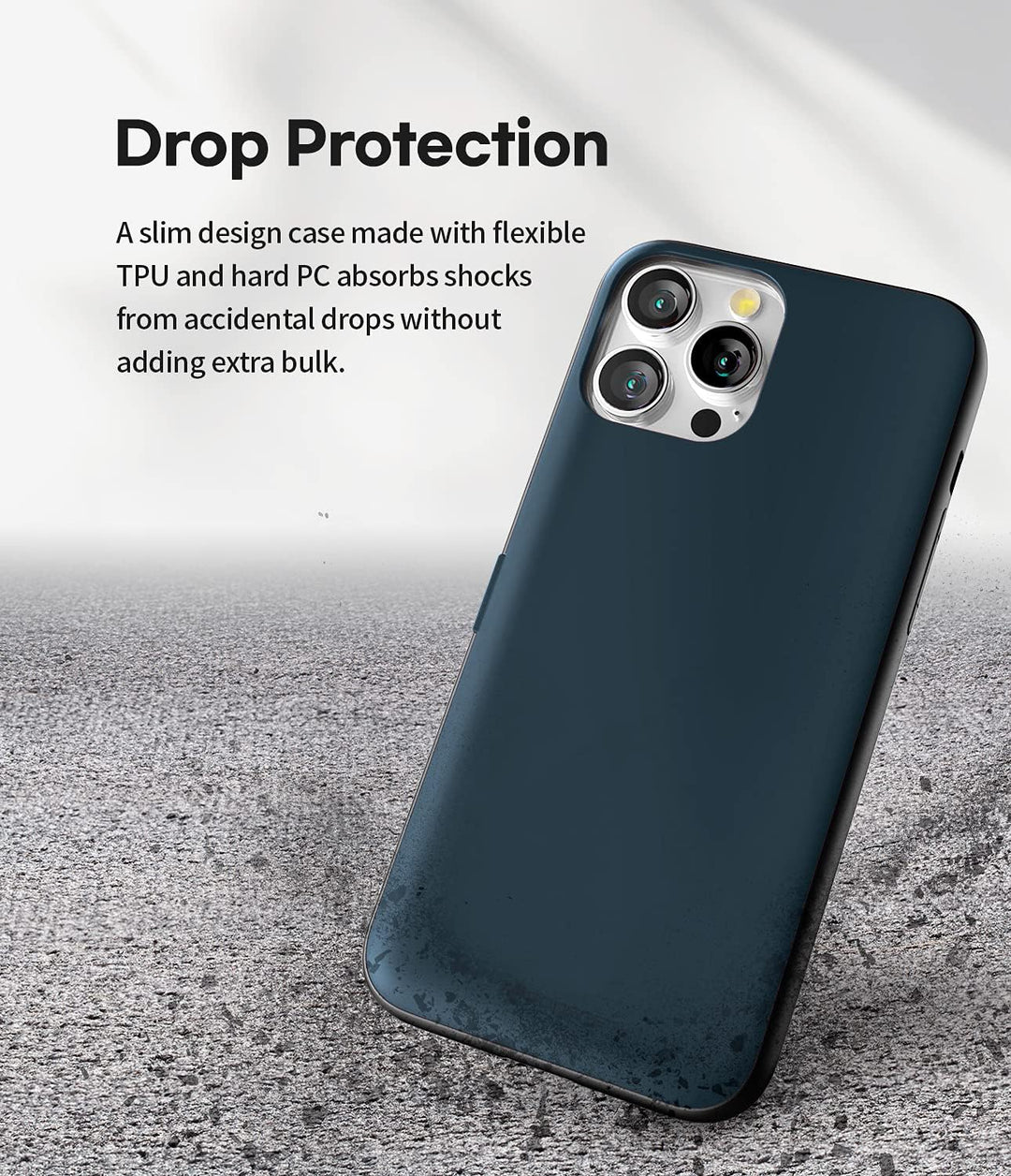 GOOSPERY Magnetic Door Bumper Hülle Kompatibel mit iPhone 13 Pro, Dual Layer protektive Kartenhalter