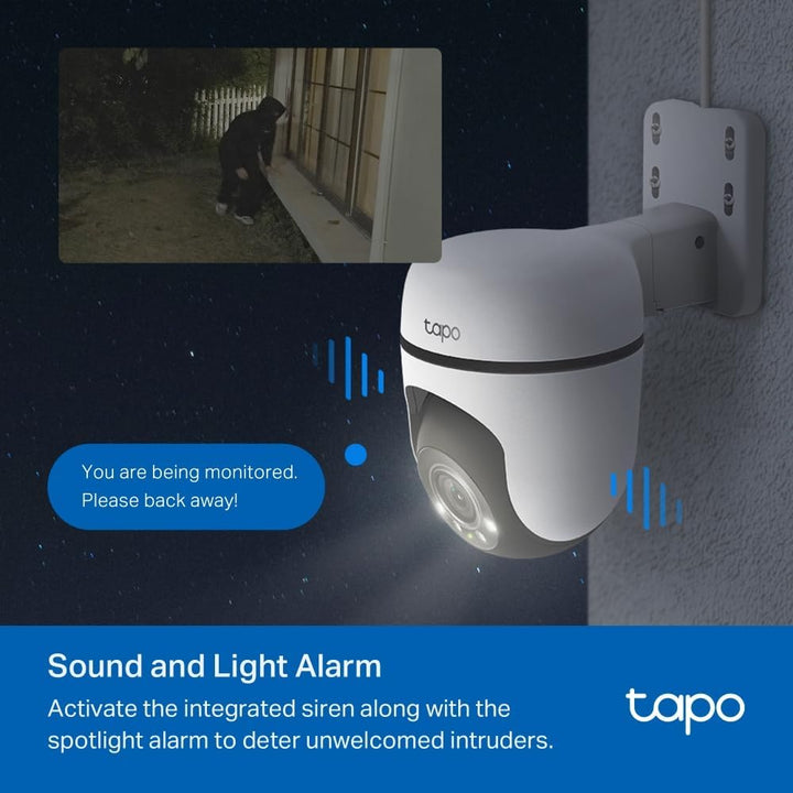 Tapo C510W(2-Pack) 360° WLAN-Überwachungskamera für aussen, Farbnachtsicht, KI-Erkennung, Smart Trac