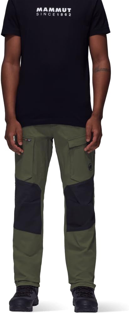 Mammut Herren Zinal Hybrid Hose Wanderhose Trekkinghose, 30 Dark Marsh-black