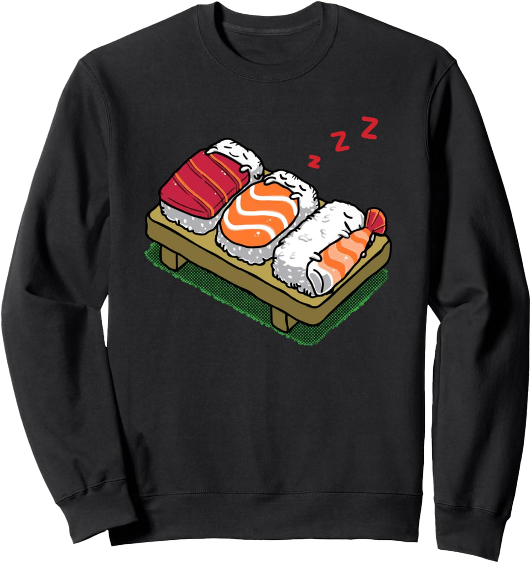 Sushi Schlafen Sushi Umarmung Süsses Japanisches Sushi Sweatshirt