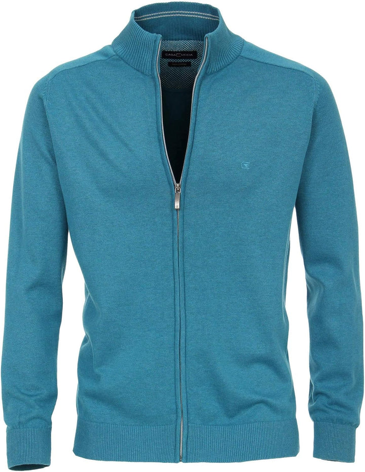 CASAMODA Herren Strickjacke, M Grauschwarz