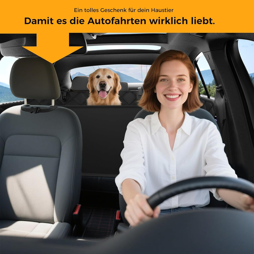 MZROT Hundedecke Auto Rückbank, Hundematte Autoschondecke Hunde Autositz Rückbank Seitenschutz Wasse