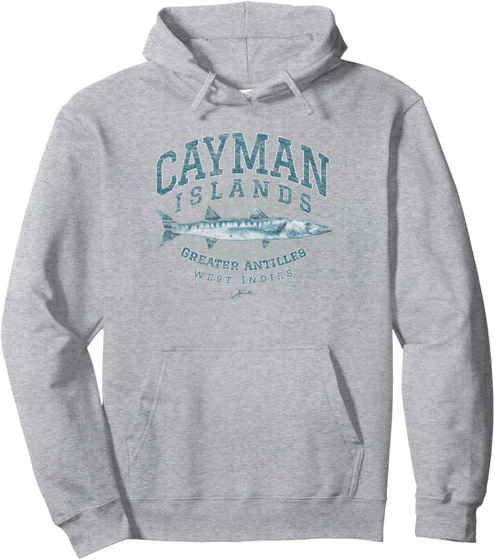 JCombs: Cayman Inseln, Grosser Barrakuda Pullover Hoodie