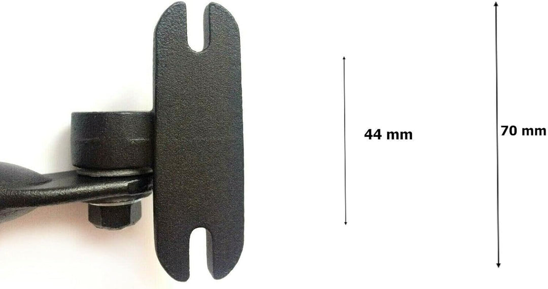 2x Aussenspiegel 330x240 mm ø14-30 E20 und Spiegelhalter für Traktoren NEW HOLLAND, URSUS, ZETOR, JD