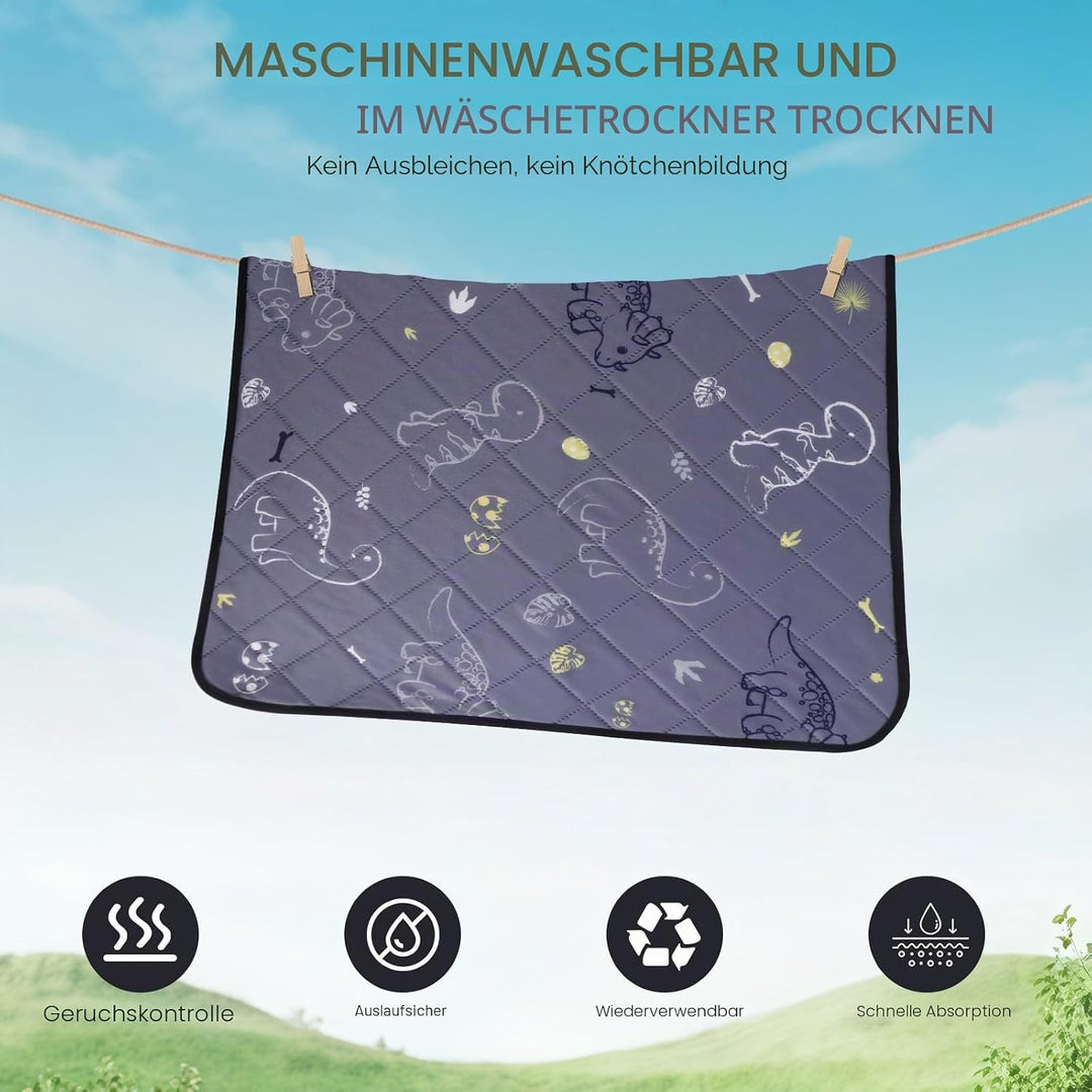 IEUUMLER 2 Stück Welpenunterlagen Waschbar für Hunde, Wiederverwendbar und Schnell Absorbierend PIPI