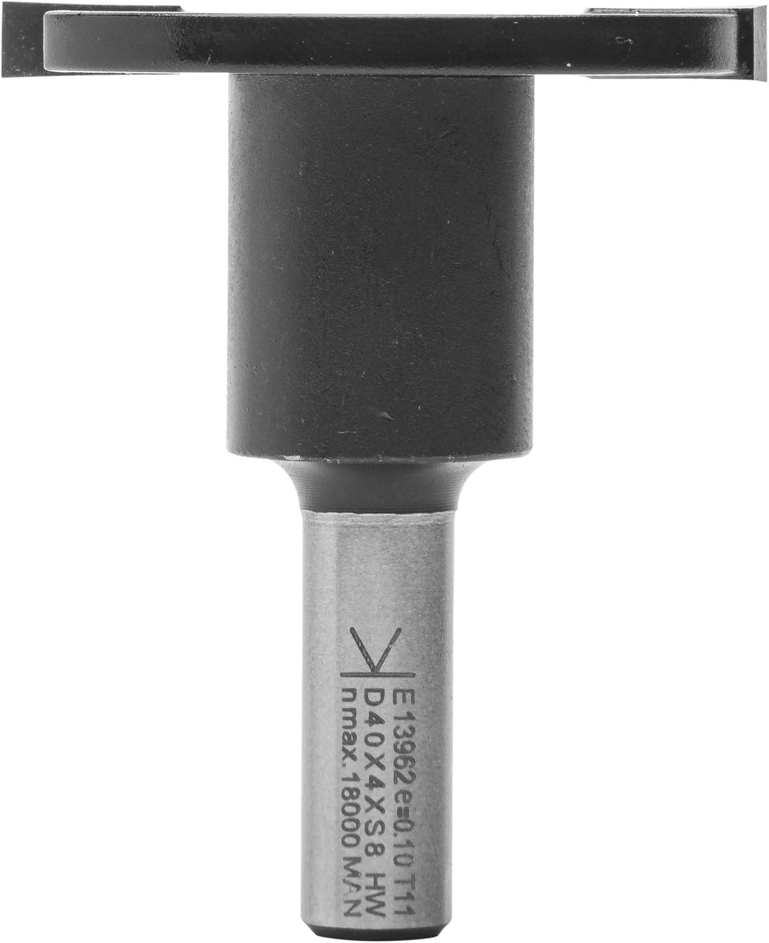 ENT 13962 Scheibennutfräser HW, Schaft (S) 8 mm, Durchmesser (D) 40 mm, NL 4 mm, GL 50 mm, auf Aufna