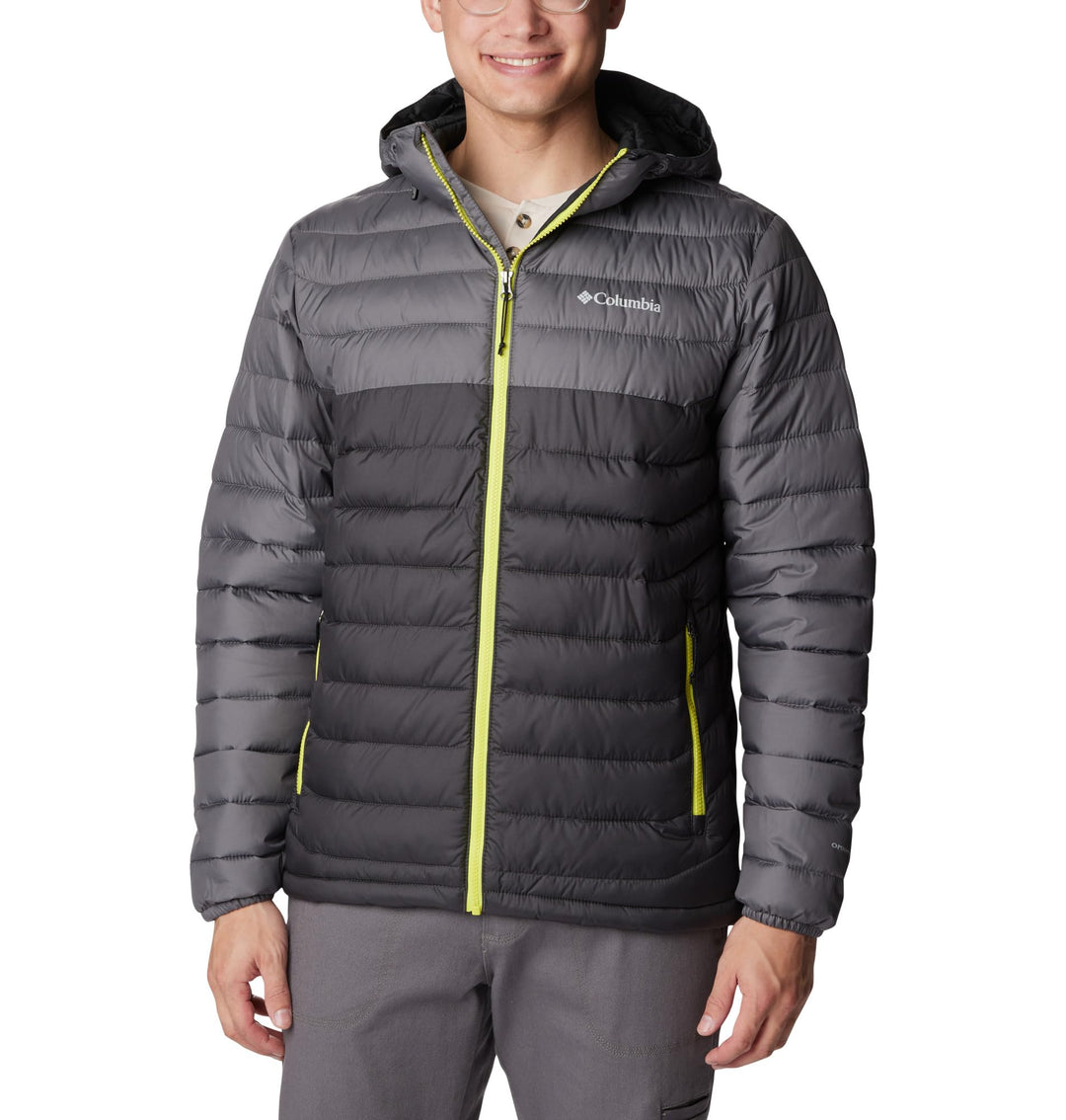 Columbia Herren Powder Lite Kapuzenjacke Shark, City Grey S, Shark, City Grey S