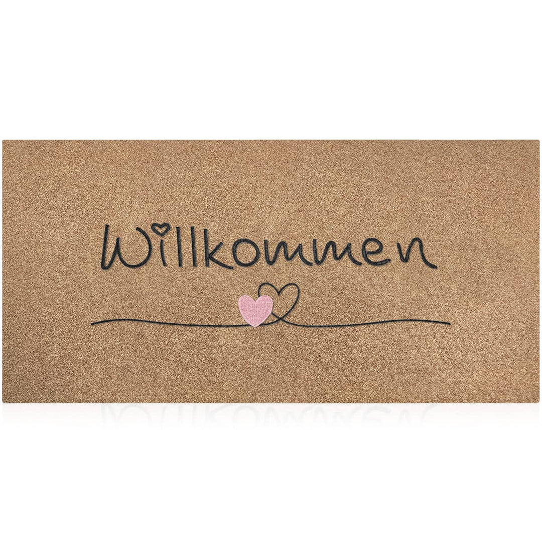 AAZZKANG Fussmatten 120 x 45 cm für den Aussenbereich mit strapazierfähiger Rutschfester Gummiunters