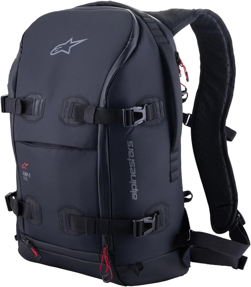 Alpinestars AMP-7 Rucksack, Motorrad Sporttasche, wasserdichte Rucksack, Motorsport-Rucksack, Reisen