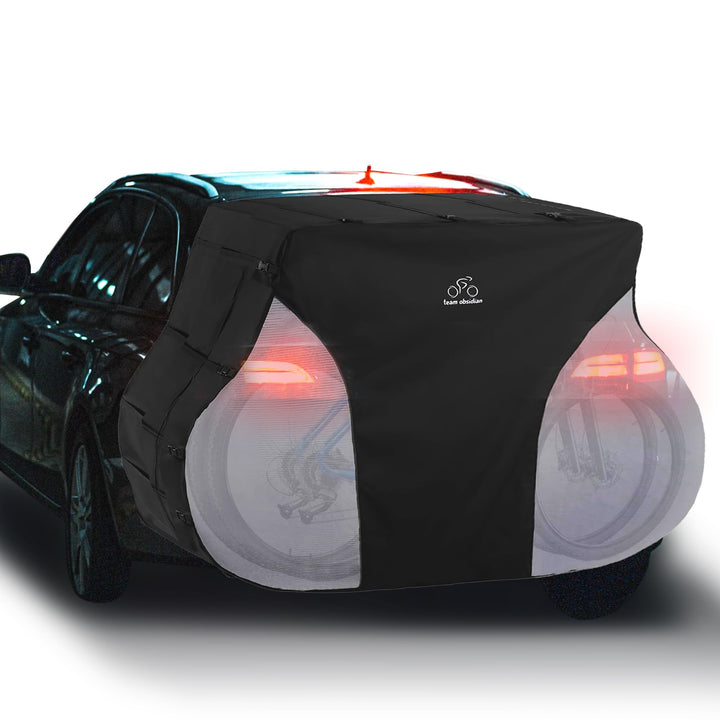 TeamObsidian Transparente Oxford 600D-Fahrradabdeckungen | Robuste Aufbewahrung im Freien oder Trans