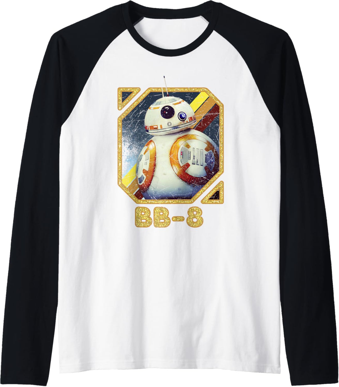Star Wars BB-8 Retro Roller Stripe Raglan