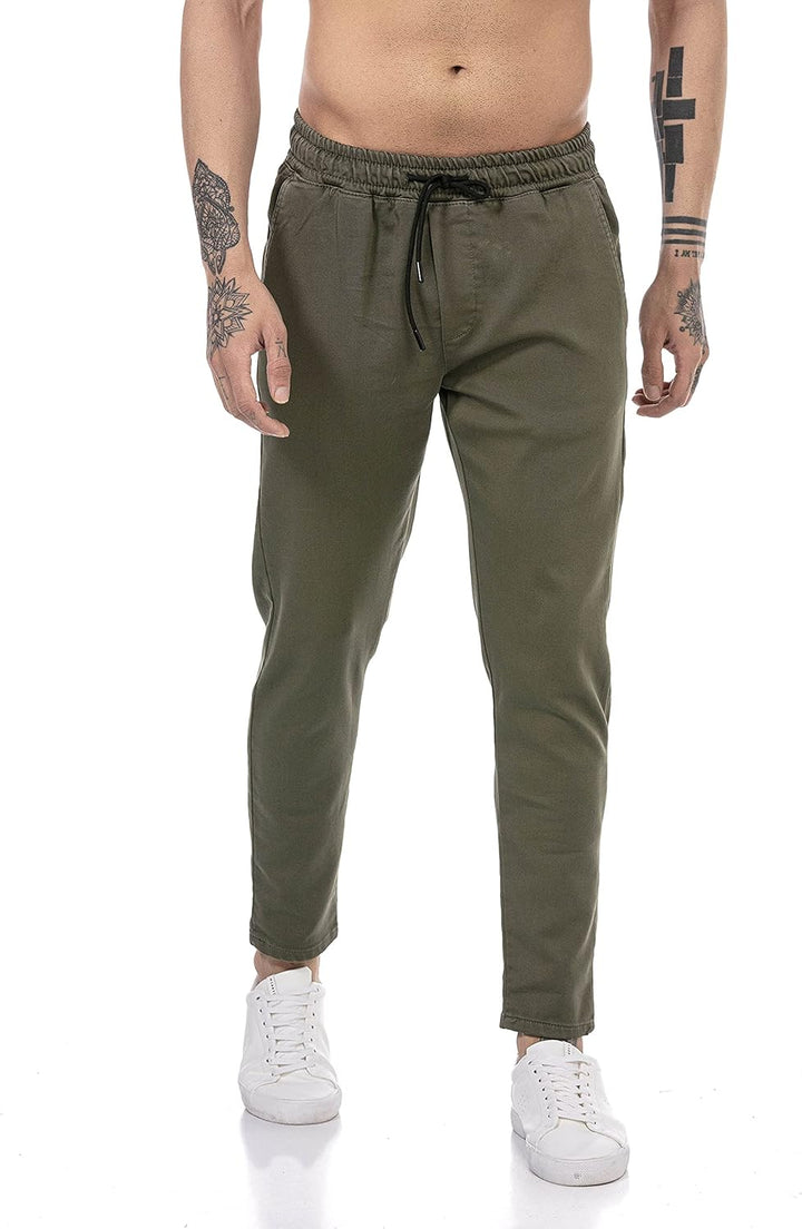 Redbridge Hose für Herren Freizeit-Hose Jogger Pants Chino, Khaki
