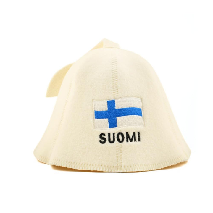 Saunahut für Damen und Herren aus Filz - Finland – Grau Saunahut für Herren und Damen aus 100Prozent