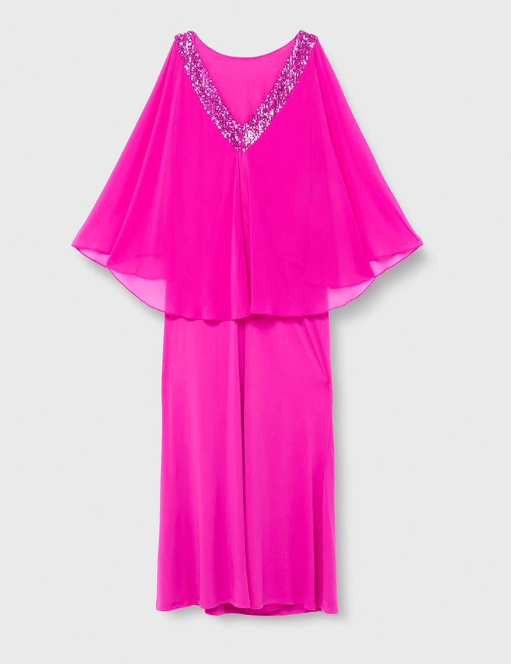 Vera Mont Damen Kleid 44 Lila, Pink, 44 Lila, Pink