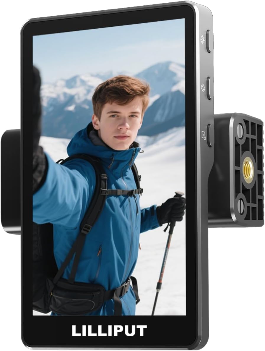 LILLIPUT V4 Telefon-Vlog-Selfie-Monitorbildschirm – 3,97 Zoll externer Kameramonitor für iPhone und