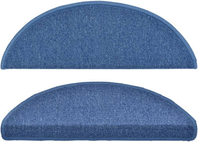 15 STK. Treppenmatten Blau 65x24x4 cm Treppenstufen Matten Modern Stufenteppich Treppenstufen Antiru